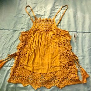 New Aeropostale Lacy side-tie tank